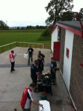 Tea break around the BBQ