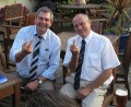 Two of our genial supporters - at least they are smiling