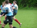 Sam makes the tackle