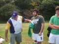 Dave Arfa presents Shaune with jersey